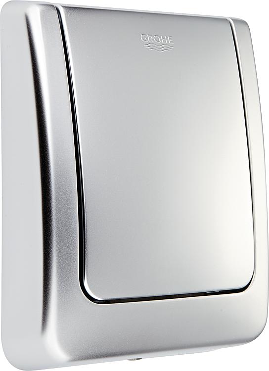 Abdeckplatte Grohe Classic 43048 für Urinal, mattchrom Drückerplatte chrom