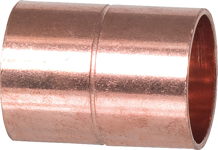 Kupferlötfittings 5270 Muffe mit Anschlag 10 mm I/I Kupfer