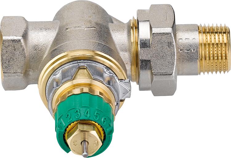 Thermostat-Ventilunterteil Danfoss Dynamic Valve RA-DV, DN20(3/4),Durchgang
