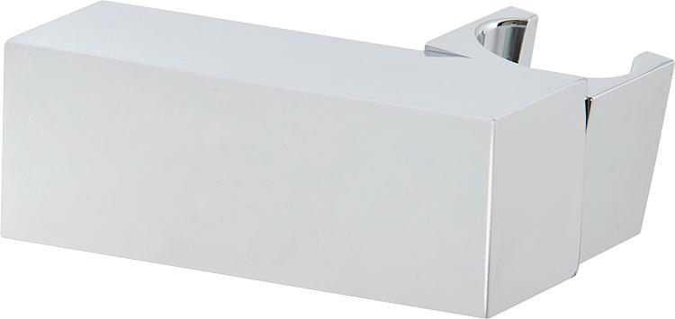 Evenes Design Wandhalter verchromt, 30mm quadratische Ausführung Brausehalter