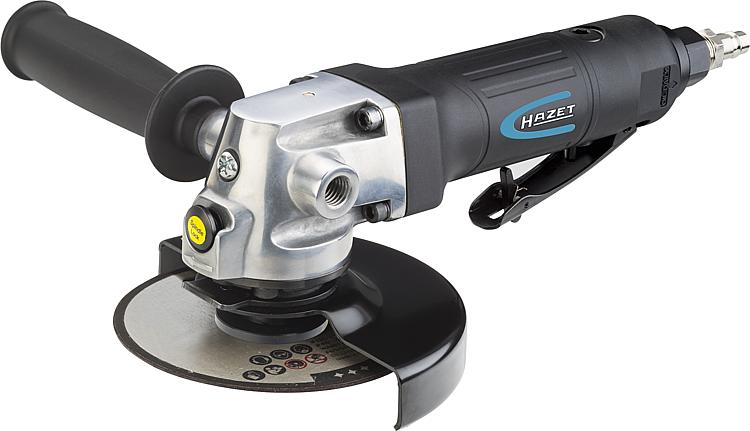 Druckluft-Winkelschleifer HAZET Ø 125mm, 1/4" IG inkl. NW 7,2