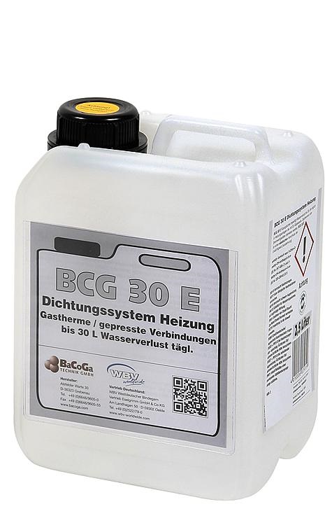 BCG 30 E Flüssigdichter 5 Liter Kanister beseitigt Wasserverlust in Heizungsanlagen