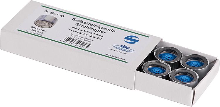 SelfClean - Selbstreinigende Strahlregler M 22 x 1 IG VPE = 10 Stück