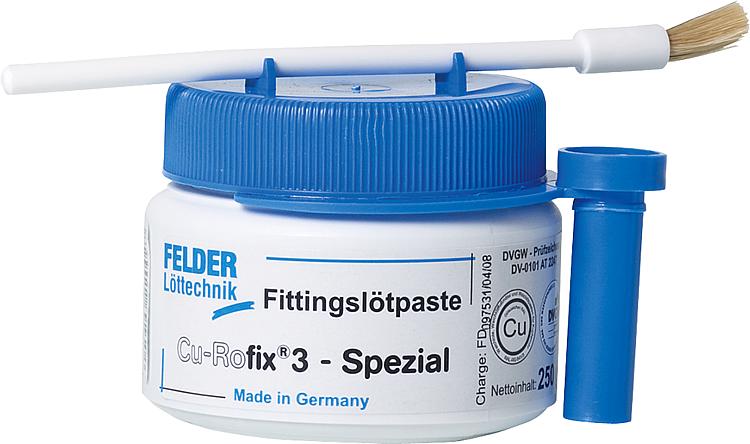 Fittinglötpaste Felderer DIN EN 29453 1 Dose mit 250 g 229760551 Cu Rofix Lötpaste Weichlötflussmitt