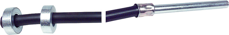 Flexible Saugleitung aus Perbunan 8 mm zum kürzen Tankhöhe 2000 mm