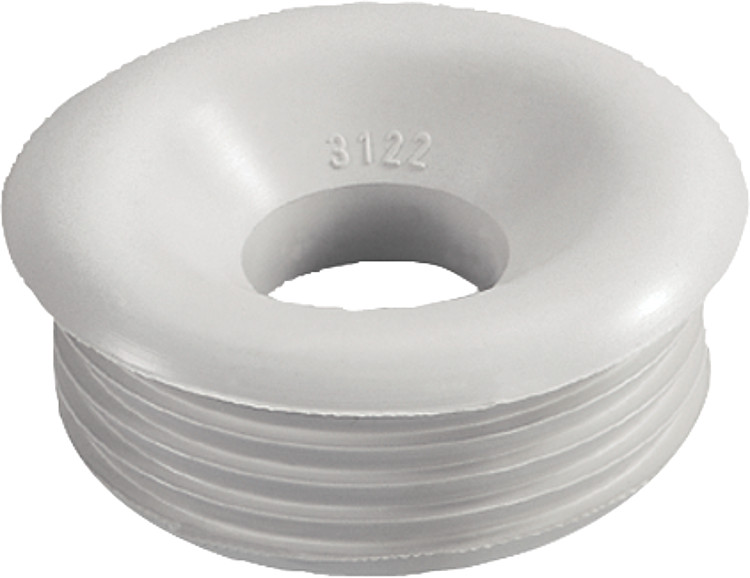 Gummi-Spülrohrverbinder hell für Druckspülrohr Ø 28/32 mm ab ca. 1978 ohne Rosette