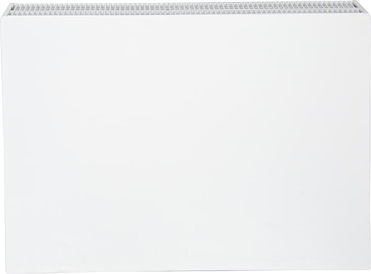 Planheizkörper LINEAR V6 L Standardanschluss 6-Fach, Typ 33/300/1400, Farbe weiß RAL 9016