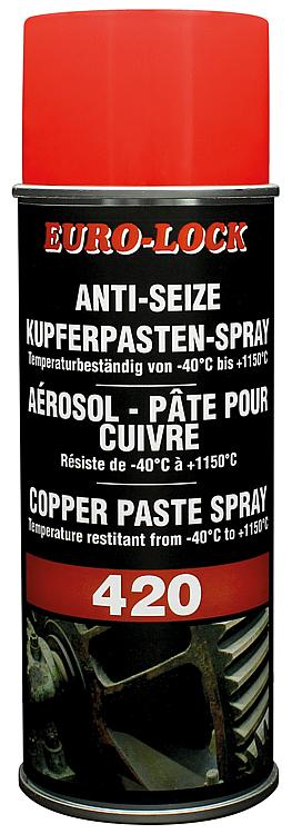 Kupferpastenspray EURO-LOCK LOS 420 Anti Seize 400ml Sprühdose