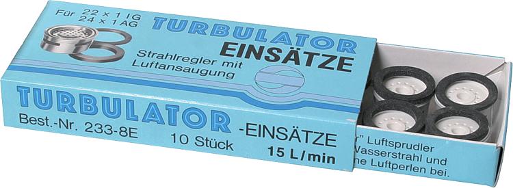 Einsatz für Strahlregler M 22/24 x 1 10 Stück ohne Prüfzeichen Turbulator