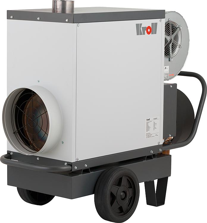 Mobiler Warmlufterzeuger Kroll M70 mit Ölbrenner