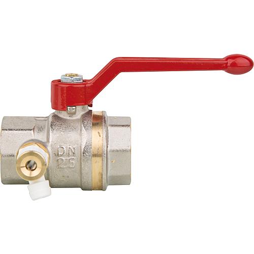 Kugelhahn Aster ACS IG/IG 1" PN40 mit drehbarer Entleerung Alu-Hebel