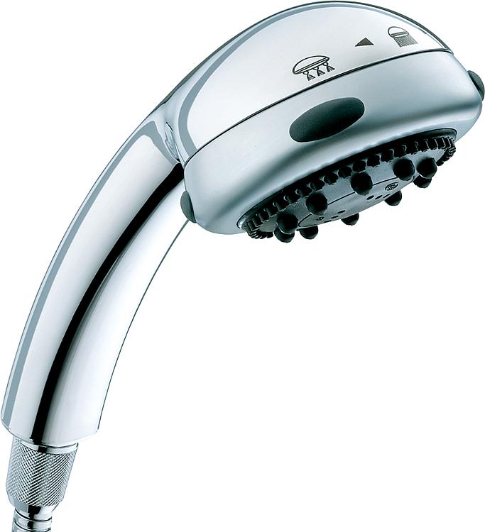Handbrause DN15 1/2" 3-Strahl  d=100mm chrom BP A 010 HB (FRESH) Duschbrause Evenes
