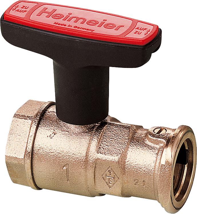 Heimeier Globo P-S 1 1/4" Pumpen Kugelhahn mit Schwerkraftbremse 0630-05.000