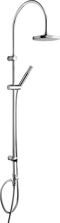 Brausesystem Moana Stabhandbrause + d 190 mm Kopfbrause Duschbrause Duschsystem