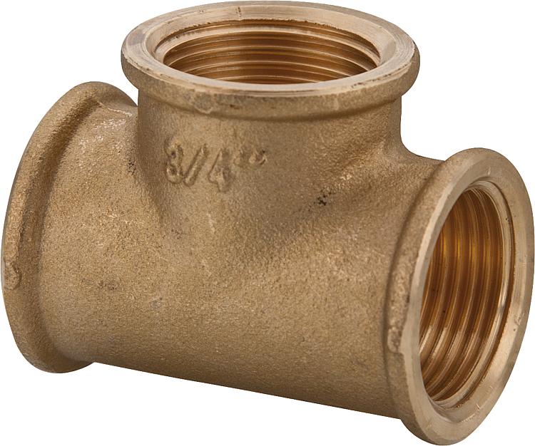 T-Stück Messing 1/2" IG