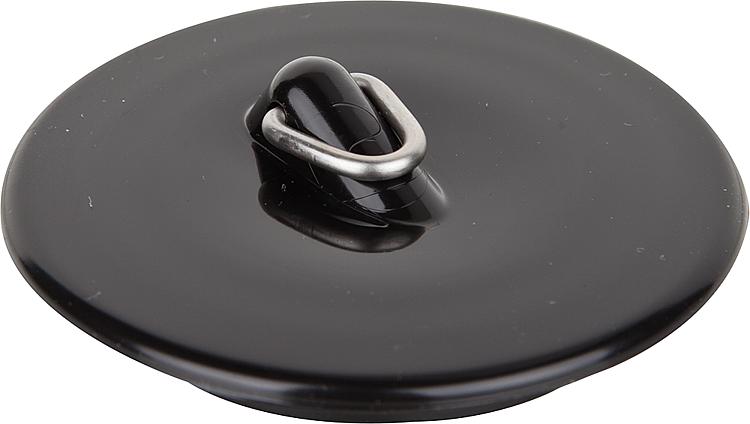 Ventilstopfen mit Dreieckbügel für 45mmAblaufventile schwarz
