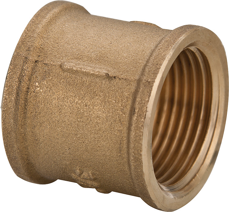 Messingmuffe 1/2" IG x IG Muffe aus Messing