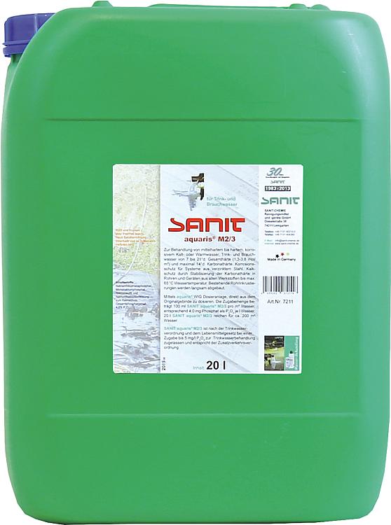 SANIT aquaris M2/3 MineralstoffLösung, 20 L Kanister
