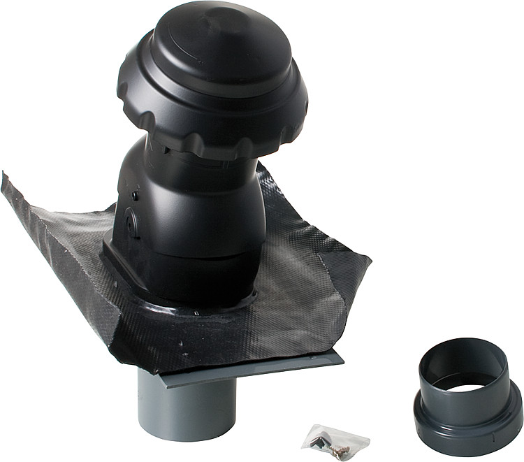 Steildachlüfter Universal DN 125 Farbe schwarz
