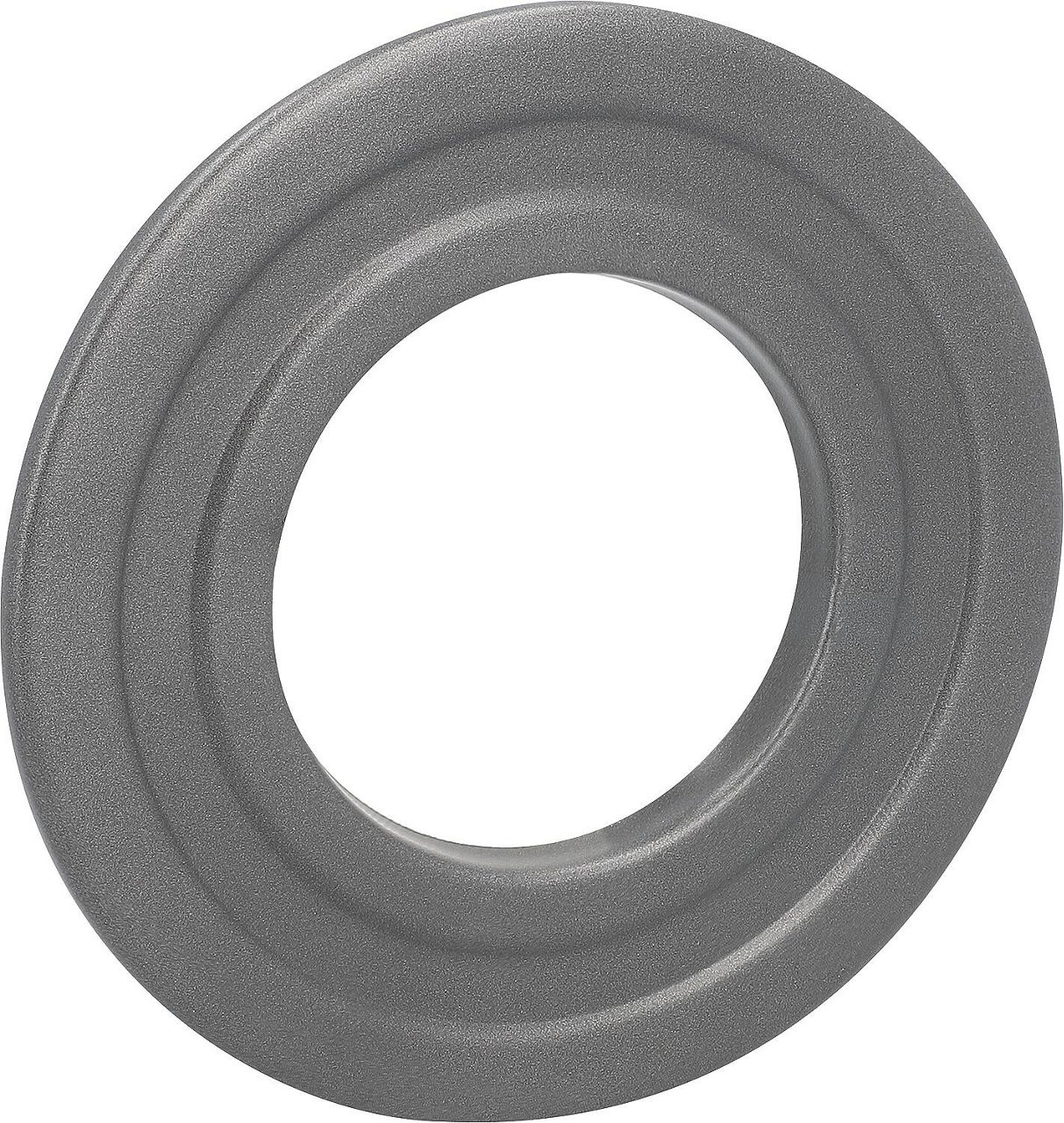 Rosette für Pellet-Abgasrohr DN 80, schwarz emailliert