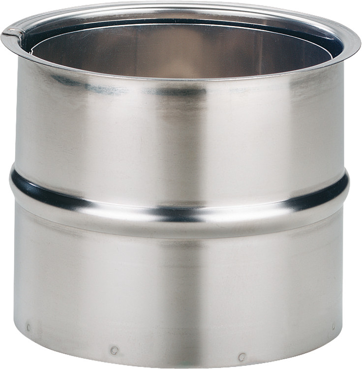 Möck Edelstahl Wandfutter doppelt 150 mm VPE = 2 Stück