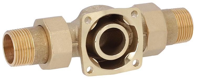 Drehbares Anschluss-Stück DA74C Messing DN25 1" für PrimusPlus und WS Hauswasserstationen