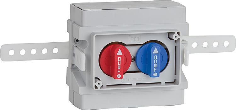 Teco Unterputz-Box Duplex K4 DN20 (3/4")