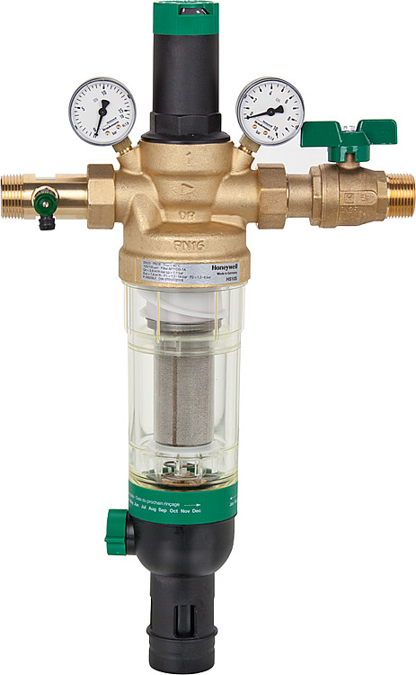 Braukmann Hauswasser-Station Typ HS 10 S- 1 1/4" AA Gewindetülle rück/ausspülb.mit Einstellskala