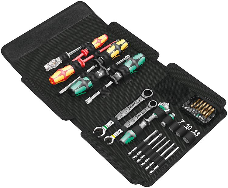 Werkzeugsatz Wera 1 Sanitär + Heizung 05135927001 Schraubendreher Bit Torx Ratschenschlüssel