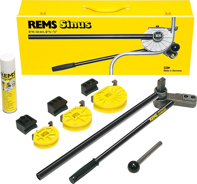 Hand-Rohrbieger-Set Rems Sinus Set 15-18-22 im stabilen Stahlblechkasten