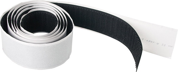Set Klettband selbstklebend 20 mm schwarz