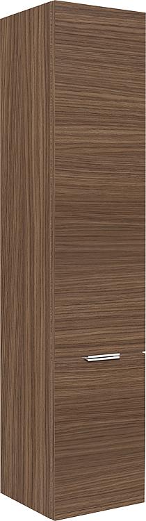 Hochschrank Serie MBF 2 Türen Eiche Khaki Anschlag links 350x1625x370 mm