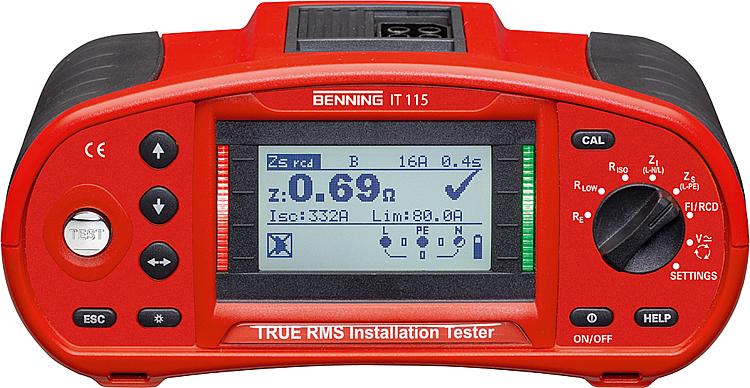Installationsprüfgerät Benning IT 115