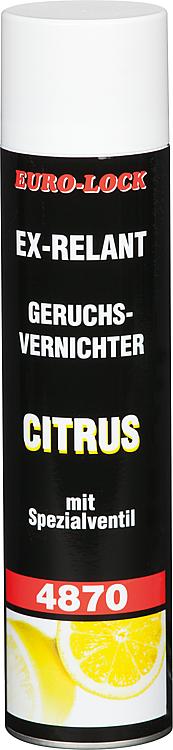 Geruchsvernichter Citrus EURO-LOCK LOS 4870 Ex-Relant 600ml Sprühdose