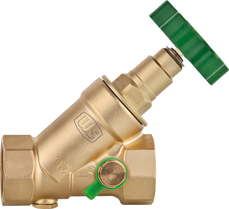 WS Freistromventil DN15 mit Entleerung nichtsteigende Spindel Rp 1/2"