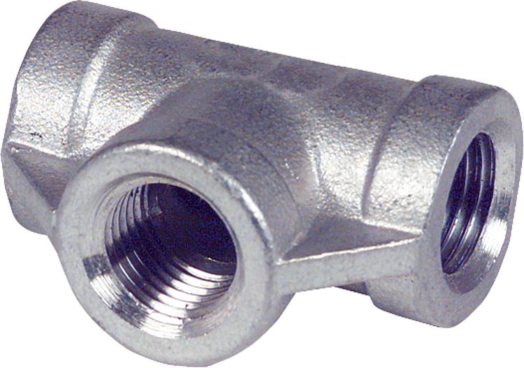 T-Stück V4A 3/4" EF 130 IG/IG Edelstahl