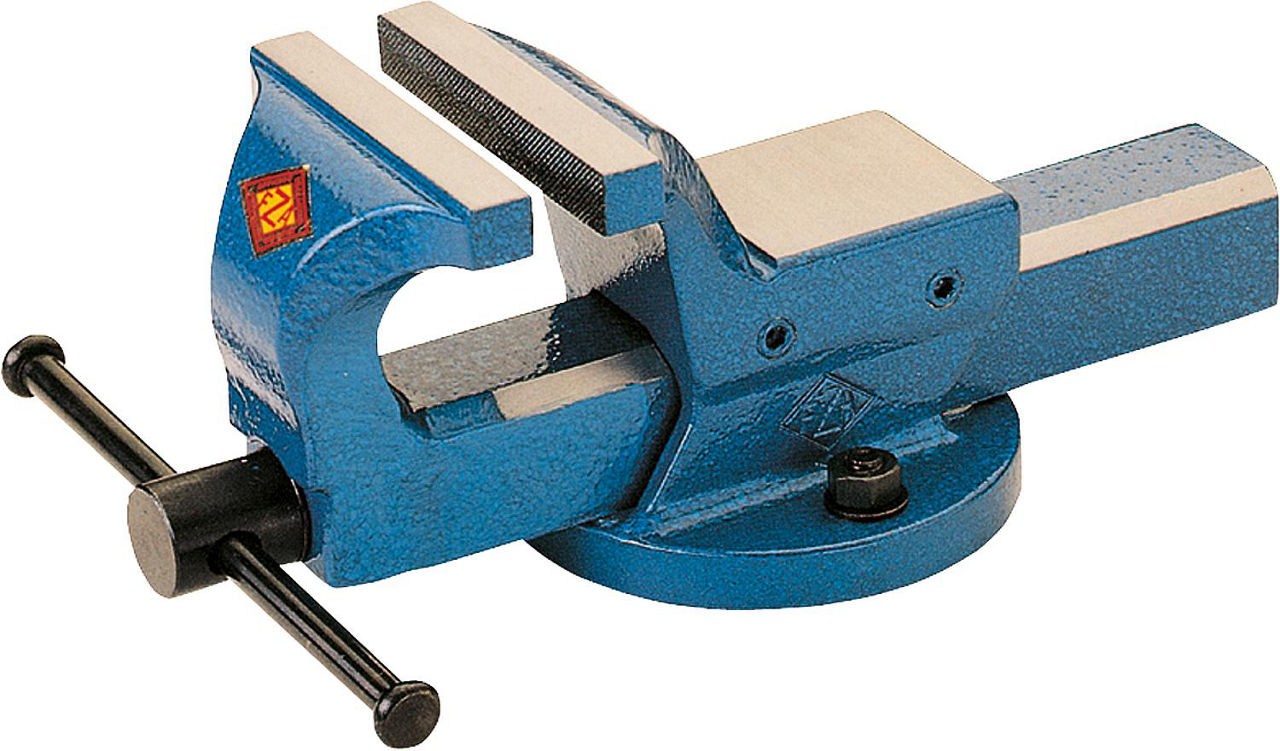 Parallel-Schraubstock Mondial Backenbreite 125 mm ohne Rohrspannbacken