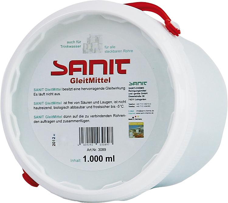 GleitMittel DVGW SANIT-CHEMIE 1l Eimer GleitMittel DVGW SANIT-CHEMIE 1l Eimer