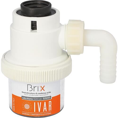 Neutralisation BRIX F Ø 25mm x 20 mm Schlauchanschluss, inkl. Neutralisationsgranulat