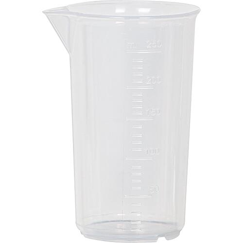 Messbecher ohne Griff 250 ml transparent