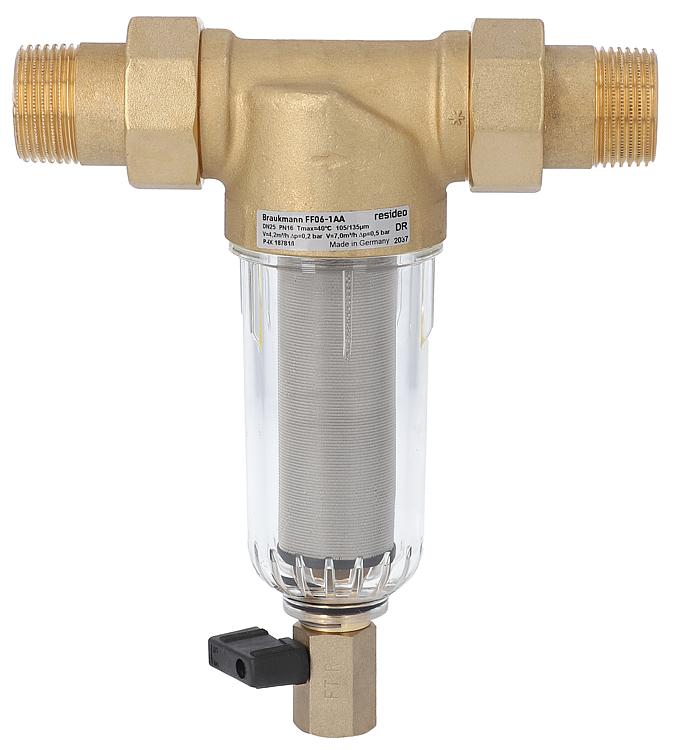 Feinfilter MiniPlus-FF FF06 Messing AA DN32 (1 1/4") Brauckmann Resideo