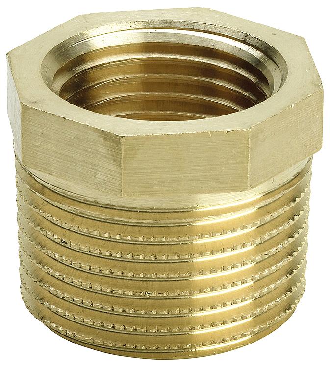 Rotguss Reduzierstück Typ 3241 axi DN8 1/4" x DN6 1/8"