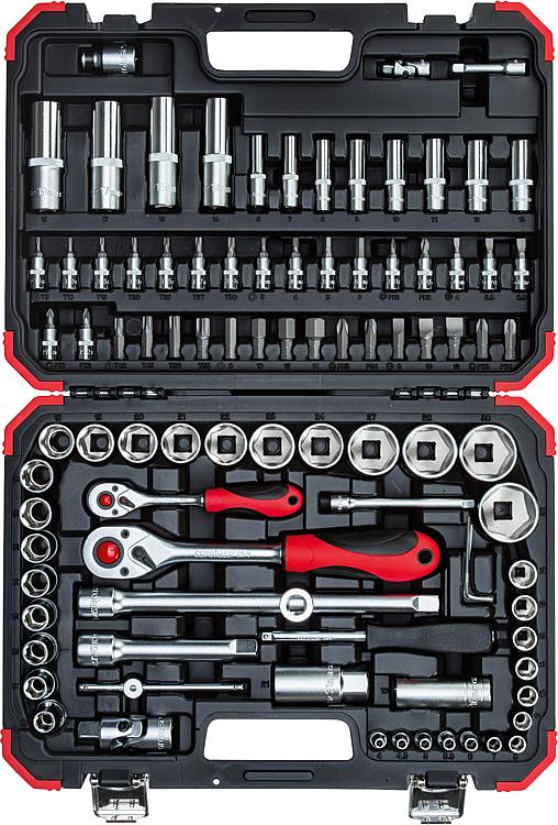 Knarren-Set GEDORE red 6,35 mm (1/4") + 12,7 mm (1/2") in Kunststofftasche