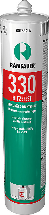Ramsauer Silikon Hochtemperatursilikon Hitzefest 330 Rotbraun 310 ml hitzefest 1500313