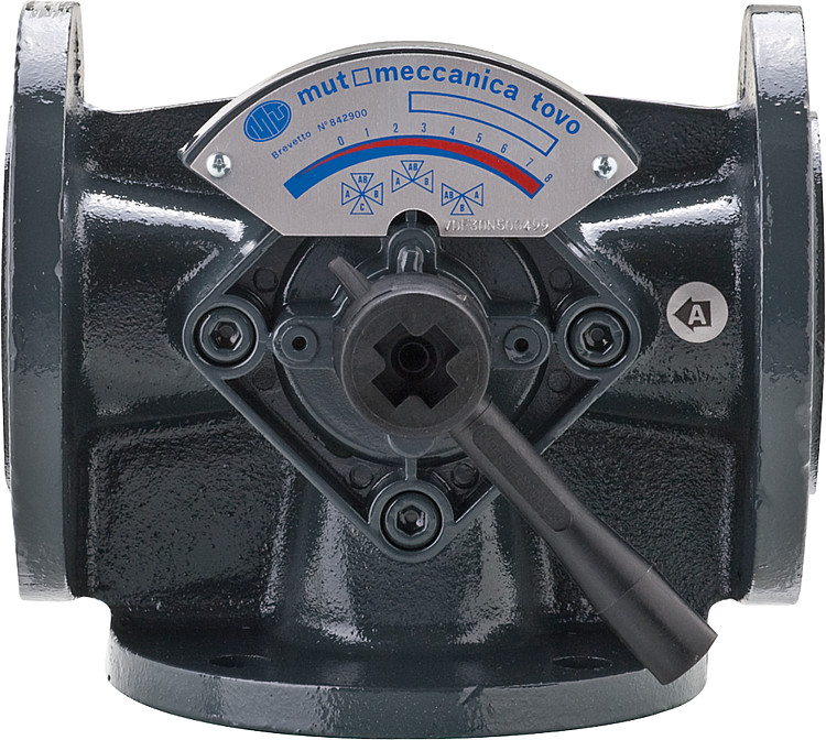 Dreiwegemischer Flansch VDF3 DN 50, KVS80 mut 3 Wege Mischer