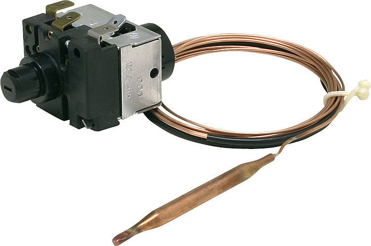 JUMO Temperaturbegrenzer STB einstellbar von 95...120° C Typ 602031/81 Einbauthermostat