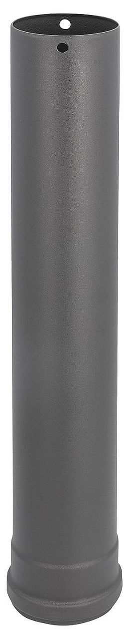 Pellet-Abgasrohr DN 80, schwarz emailliert, L 500 mm