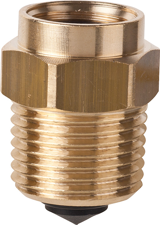 Afriso Absperrventil für Schnellentlüfter DN10 3/8" mit DN15 1/2" AG