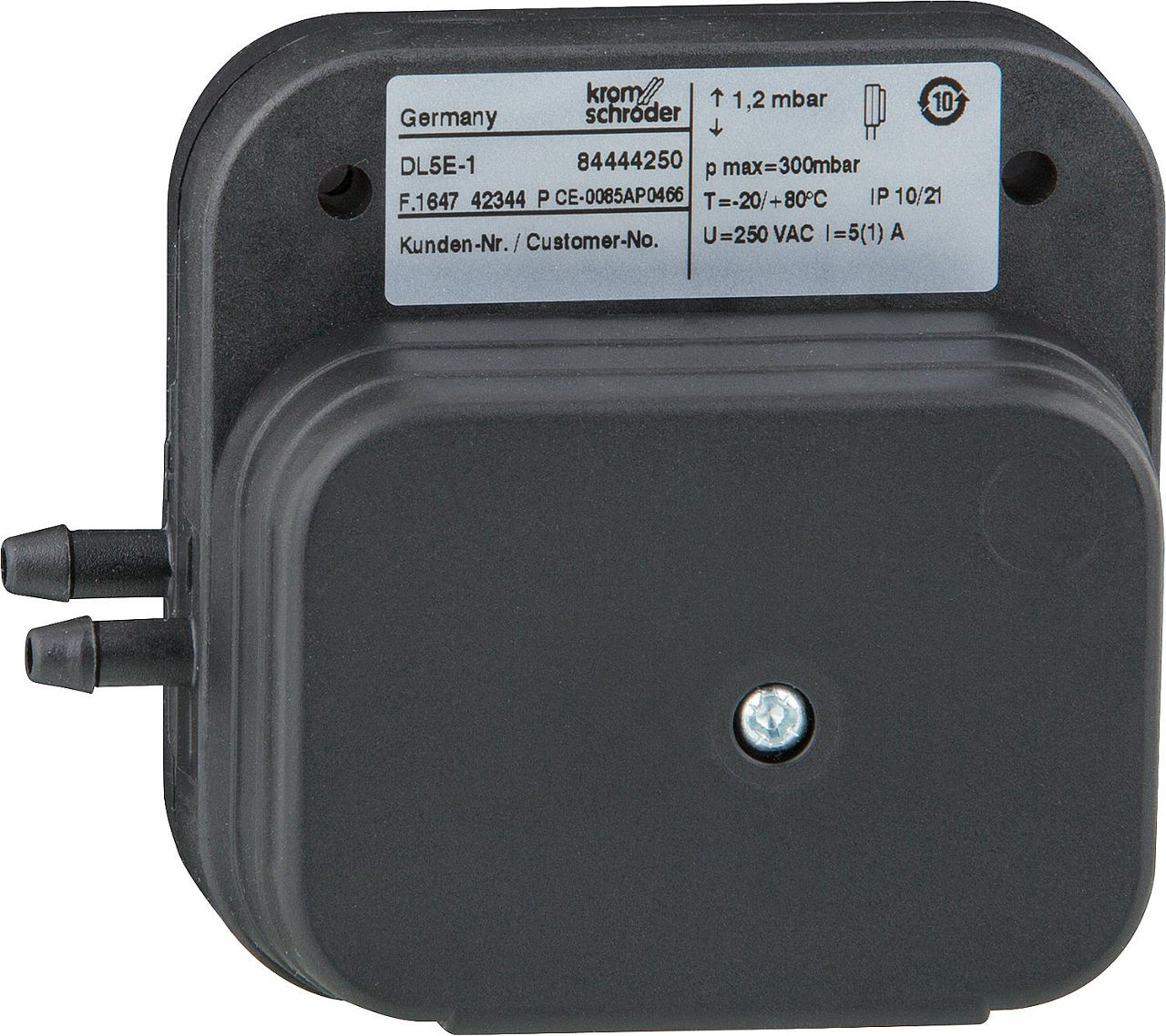 Druckwächter DL 5 E-1 Schaltbereich 0,4-5 mbar
