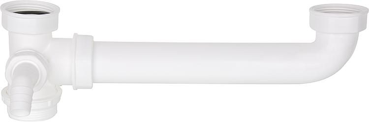 Ablaufverbinder 1 1/2" für Doppelspülen mit exzentrischen Abgang